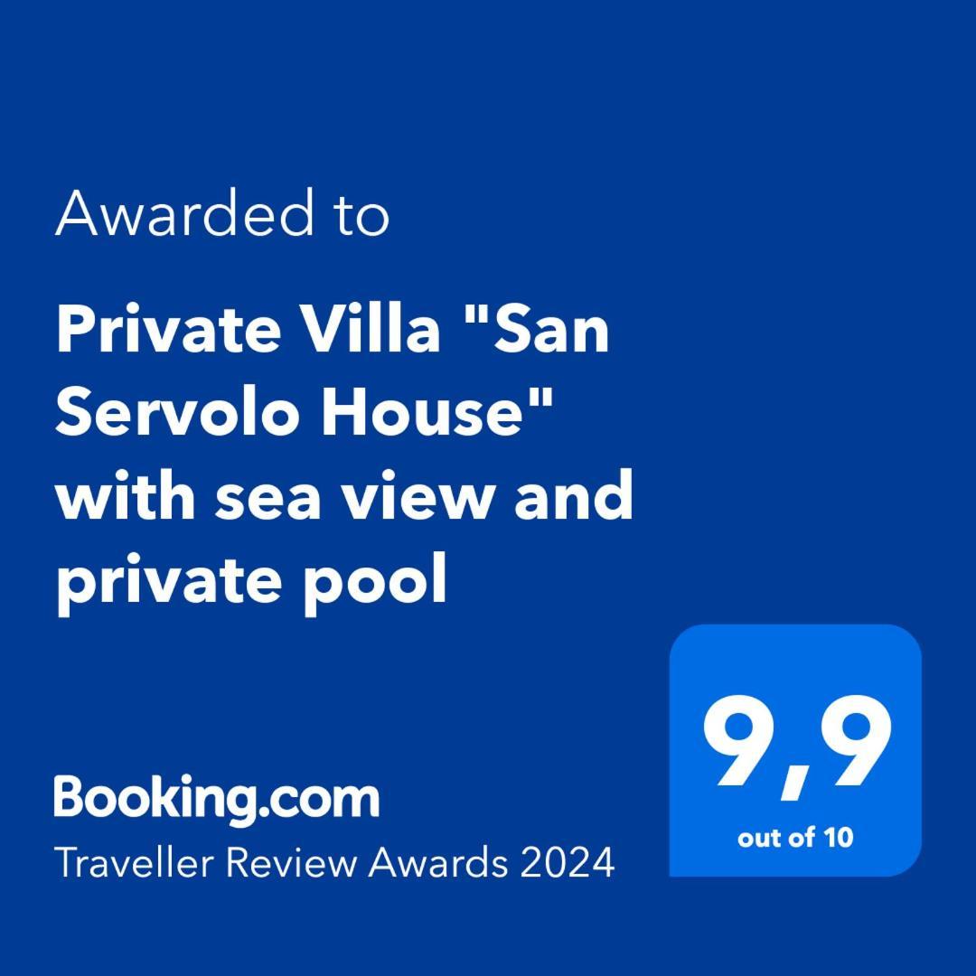 Private Villa "San Servolo House" With Sea View And Private Pool Buje Exterior foto