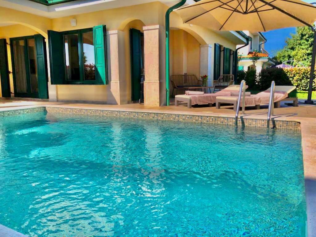 Private Villa "San Servolo House" With Sea View And Private Pool Buje Exterior foto